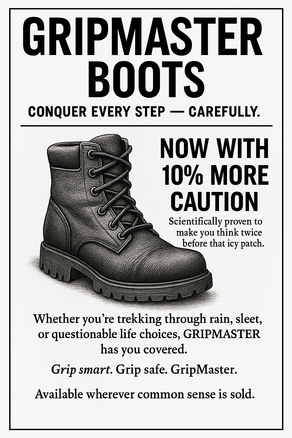 GripMaster boots illustration